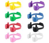 Paquete de 8 pulgares hacia arriba Soporte para teléfono celular, soporte ajustable para tableta de silicona, soportes de escritorio portátiles de ...