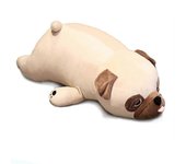 Tsim Juguete de peluche Bulldog, muñeco de almohada de peluche de peluche de 50 cm, cojín suave y esponjoso para abrazar a un cachorro - Presente p...