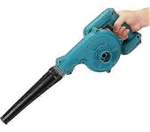 Soplador de hojas inalámbrico para batería de 18v de Makita, sopladores de hojas de jardín eléctricos ligeros 2 en 1 y aspiradoras para el cuidado ...