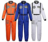 ZZY-Traje de astronauta Traje espacial para disfraces de cosplay para adultos Disfraz de Halloween con cremallera Mono de vuelo de pareja Uniforme ...