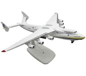 Aleación de metal Antonov An-225 Mriya Modelo de avión a escala 1/400 Réplica modelo de avión de juguete para la colección Como se muestra