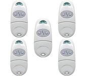 Top432na Control remoto de Came's - Control remoto de puerta universal de 5 piezas apto para Venu Top 432na / 432ev / 432ee / 432a / 432m / 432s T4...