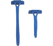 1set Back Depilación Afeitadora corporal profesional con mango largo plegable Recortadora de pelo húmedo o seco Afeitadora de pelo trasera con cort...