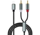 Cable Adaptador De Audio Del Teléfono A Rca Lotus Cable Altavoz Amplificador De Audio Enlace Cable De Audio Adecuado Para Apple Iphone-C11