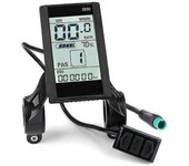Protocolo 2 Pantalla de bicicleta eléctrica 24v 36v 48v lcd S830 Pantalla con conexión impermeable USB