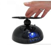 Reloj despertador volador Pantalla LED Reloj despertador digital Posponer reloj despertador Helicóptero volador Hélice de