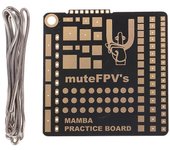 Tablero de práctica de soldadura de bricolaje para principiantes de FPV Nuevos pilotos que mejoran el nivel de soldadura Piezas de bricolaje 49x49x...