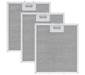 Heker Filtro de campana de W10169961A de 3 piezas para la campana extractora de aire Jenn Reemplace el filtro de ventilación de aluminio 12X10.5Inch