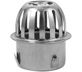 Colador de canaleta de 2 piezas Protectores de canaleta Cubiertas de drenaje de canaletas Coladores de canaletas de lluvia Plata 8.50X8.30X8.30CM