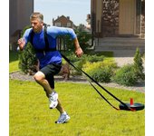 Arnés de trineo - Correa de tracción del arnés de tracción de neumáticos ajustable con bloqueos | Entrenamiento de fuerza de trineo con pesas Corre...