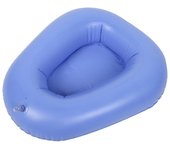 Orinal inflable doméstico Cuidado de pacientes ancianos Anti escaras Colchón de aire Orinal AzulAzul