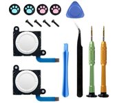 Kit de reparación de joystick analógico 3D Switch Lite Joycon Controller LR Joystick + Destornillador + Piezas de reparación de la tapa del joystic...