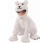 Disfraz de oso polar para niño, mono de oso polar ártico para niño Disfraz de Navidad LARGO M