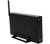 Rj45 Caja de disco duro externo Nas Wifi Antena Wireless Wifi Sata USB 3.0 Wifi HDD Interfaz Alumi Negro