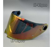 Visera del casco para Mt Thunder 4 Sv Casco Mt-V-28B Casco de reemplazo Gafas de protección facial Gafas Pantalla Casco Parte accesorios Revo Rojo ...