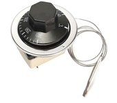 Termostato AC 250V 16A 50-300/50-400 grados Celsius Perilla Controlador de temperatura de aumento de líquido NO NC para horno eléctrico