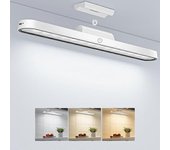 Luz de cocina LED inalámbrica, luz recargable USB, luz magnética, lámpara de escritorio de brillo ajustable
