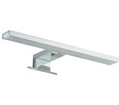 Luz de espejo LED Luces del gabinete del baño 6000K Luz de espejo de maquillaje Lámparas de pared de iluminación de vanidad IP44 Plata 6W