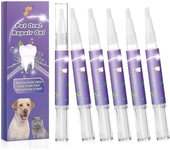 Gel de reparación oral para mascotas, gel blanqueador de restauración oral para mascotas, elimina el mal aliento apunta al sarro, sin cepillado Gel...