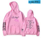 Unbrand 2022 nuevo lil peep lil peep singer periférico sudadera con capucha casual de moda Rosa B L