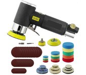 Lijadora de aire de 15000 rpm 1 2 3 pulgadas Juego de kit de rectificadora neumática de alta velocidad, enchufe de la UE