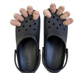 Billy's Big Toe Crocs Charm con Pelo 3D Funny Toe Shoe Charms DIY Decoración de Zapatos Personalizada para Mujeres Hombres Niños Sin pelo 1pc