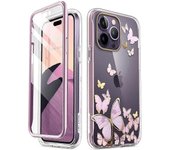 Cosmo Series para iPhone 14 Pro Max Case de 6.7 pulgadas (2022), Slim Full-Body Stylish Protective Case with Built-In Screen Protector (Bluefly) Mo...