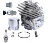 Aoui 575355803 Kit de cilindros de 46 mm Compatible Husqvarna 562xp 560 Compatible con motosierra
