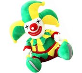 Ubiuo Payaso de peluche lindo payaso de peluche Muñeca de payaso verde Almohada para dormir Muñeco de peluche Muñeca de moda Payaso suave Seguridad...