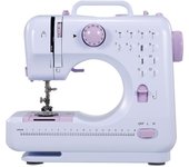 Máquina de coser portátil Mini máquinas de coser eléctricas para manualidades domésticas 12 puntadas 2 velocidades