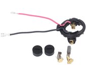 Tapa de soporte de bloque de escobillas de carbón compatible HITACHI 328202 334696 328200 G18DSL Negro