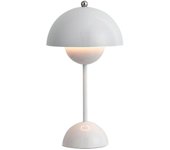 Lámpara de mesa Nordic Danish Flower Bud Lámpara de mesa (recargable) Blanco