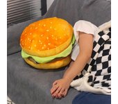 Cojín de almohada de hamburguesa realista de felpa grande Pil 2025
