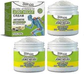 unbrand 3 piezas Eelhoe Crema de alivio para las articulaciones Alivia el dolor muscular de las articulaciones Hinchazón de las piernas Masaje corp...