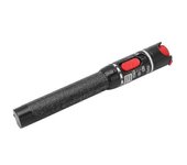 Localizador de fallas visuales de fibra óptica 50mw Vfl Cable Tester Meter, Red Light Pen Tester 50km Non-conta Negro