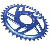 Adaptador de plato de bicicleta eléctrica para Bafang Bbshd Mid Drive Motor Alloy 36t