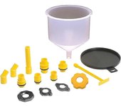 15pcs / set Car Radiator Coolant Filling Funnel Kit Color de la foto
