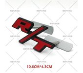 Metal R/t Rt Logo Emblema Insignia Pegatinas de la parrilla delantera del coche para Dodge Journey Charger Challenger Calibre Nitro Ram Estilo de c...