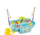 Juguete de pesca para niños Casa de juegos para niños Juguetes educativos Pesca de patos Juguetes de pesca para niños Azul