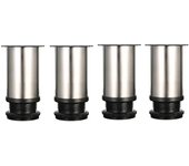 4pcs pies de muebles, patas ajustables, patas de gabinete, patas de mesa gruesas, patas de muebles, acero inoxidable, altura ajustable con tornillo...