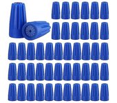100pcs Conectores eléctricos de alambre impermeable Conectores eléctricos de terminal de empalme al aire libre 22AWG-12AWG Azul