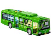 Fruushop Coches de juguete Autobús de simulación para niños Juguete Apertura de puerta grande Luz Entrenadores vocales Modelo de autobús de ciudad ...