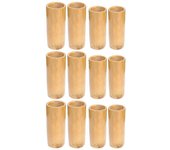 12 piezas de taras de bambú Tazas de ventosas reutilizables Frascos de ventosas de masaje Herramientas de ventosas de salón Como se muestra 10.00X3...