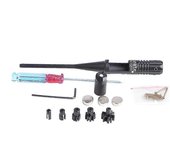1pc Calibrador láser Calibrador de objetivo infrarrojo Calibrador avanzado de nivel de aleación de aluminio Láser Bore Sight Caza táctica