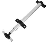 Lug Trolley Manija de maleta Asa de equipaje de reemplazo Equipaje de reemplazo Asa telescópica Asa de equipaje telescópica Negro 98X13X3cm