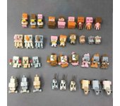 36pcs/lot Juguetes para niños Personajes de Minecraft Mini figura de acción Steve Juguetes para niños Lindo regalo