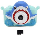 Cámara Pixel Kids de 2000W, Doble Lente, Ideal para Niños y Niñas, Regalo de Navidad Azul