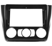Adaptador de audio del marco del DVD del coche Kits de molduras del salpicadero del salpicadero Panel de la fachada de 9 pulgadas para la serie 1 E...
