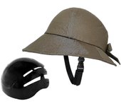 Casco de bicicleta Sombrero en forma de casco Sombrero de pesca Sombrero para el sol Casco de ciclista Tipo de sombrero Gorra de casco para el trab...