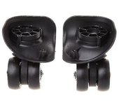 2x Maleta Accesorios de equipaje Universal 360 Grado Ruedas giratorias Trolley Wheel-s-orange